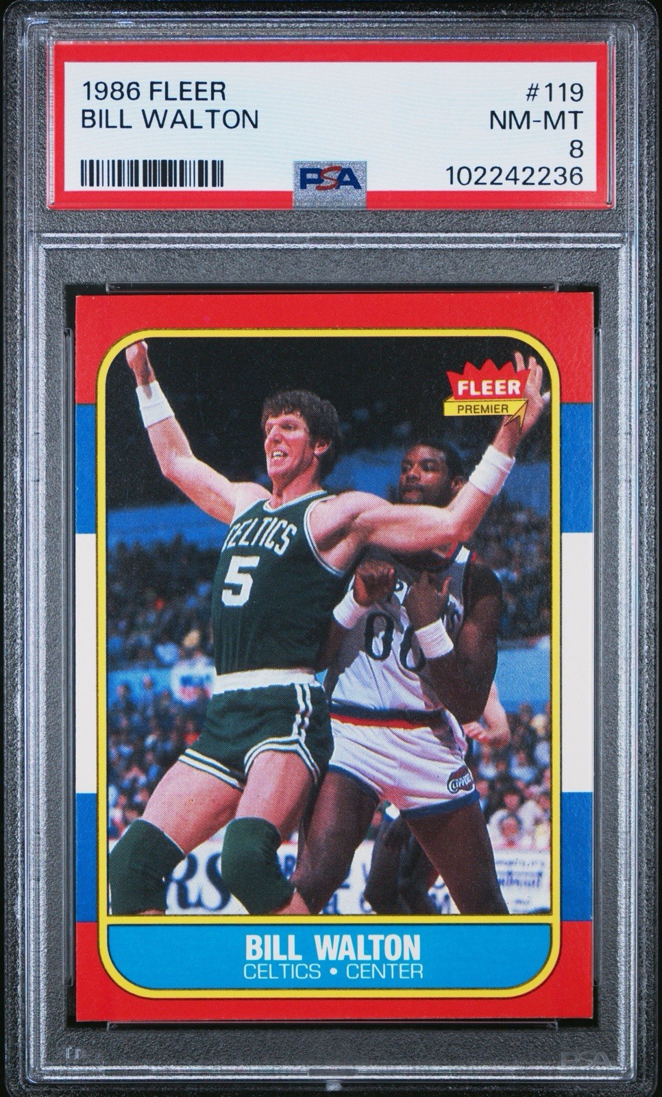 1986-87 Fleer #119 Bill Walton NM-MT PSA 8