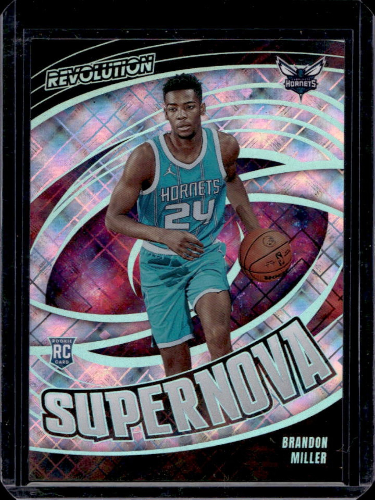 2023-24 Panini Revolution Brandon Miller Supernova RC Cosmic #/99 Hornets