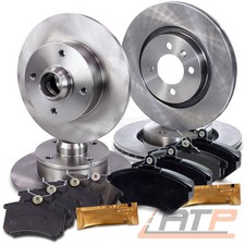 BREMSSCHEIBEN+BREMSBELÄGE BREMSKLÖTZE VORNE+HINTEN FÜR VW CORRADO GOLF 2 1.8 G60