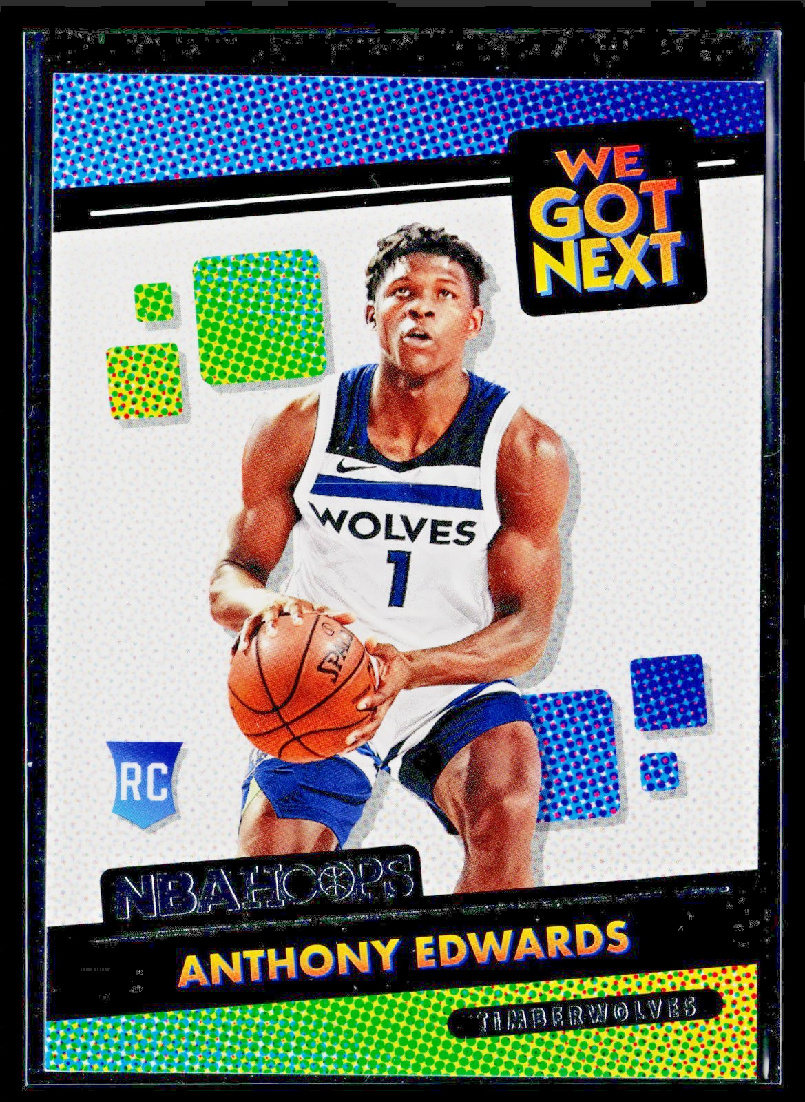 Anthony Edwards 2020-21 Panini NBA Hoops We Got Next Rookie RC #1