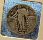 1929-Standing Liberty Quarter Silver 25 c VG/F *NICE CIRC. COIN*