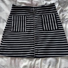 Ladies Size 10 Stripped Skirt