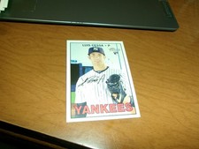 2016 TOPPS HERITAGE ROOKIE # 643- LUIS CESSA- YANKEES- MINT