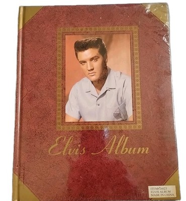 Elvis Album Hardcover Picture Book Publications Plastic Banged Up