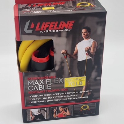 Lifeline Max Flex Cable Exercise Band-Very Heavy 70lbs