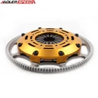 Racing Clutch Single Disc Kit + Light Flywheel For Mitsubishi Lancer 4 5 6 7 8 9
