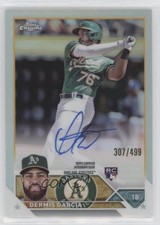 2023 Topps Chrome Rookie Auto Refractor 307/499 Dermis Garcia #RA-DGA Auto z7d
