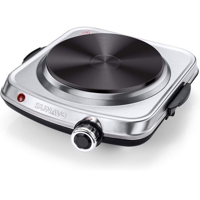 #ad #ad SUNAVO Stainless Steel Electric Hot Plate for Cooking with Handles $25.99