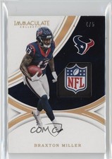 2016 Panini Immaculate Gloves NFL Shields 4/5 Braxton Miller #GL-BM Shield 0z0q