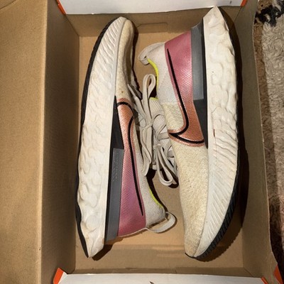 Nike Mens React Infinity Run CD4371-004 White Running Sneakers Men s Size 9.5