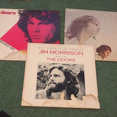  The Doors Vinyl Record Lot of 3 - 13 w/ Sleeve, Greatest Hits, American Prayer