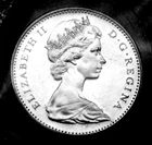 1966 10¢ uncirculated silver proof like coin - in original mint cellophane