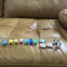 Lot of 12 IWAKO Japanese Erasers. Marine Animals. Fish, Seals, Whale, Dolphins