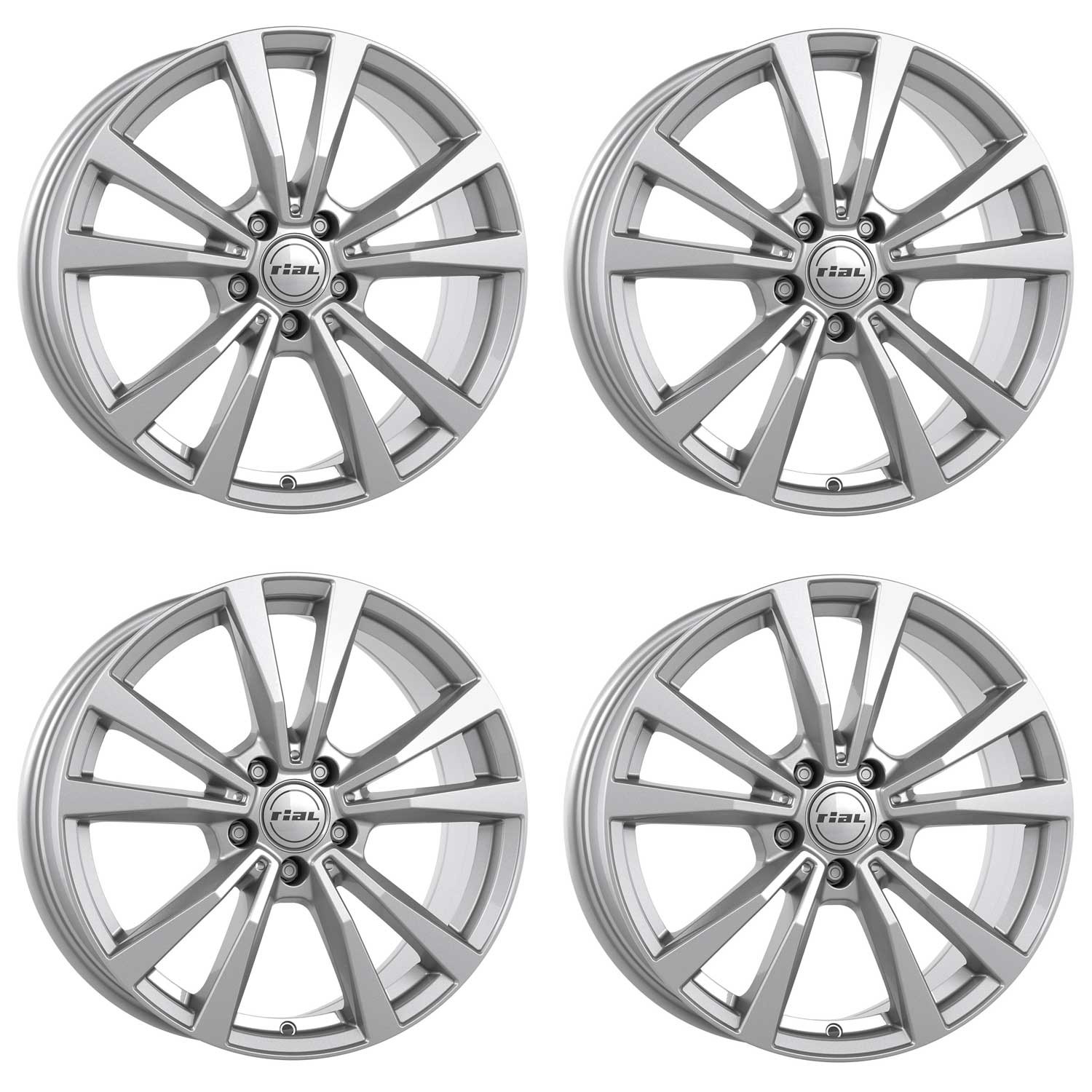 4 Rial M12 wheels 8.0Jx18 ET38 5x112 SIL for MERCEDES-BENZ A 45 A B C C63 CL CLA