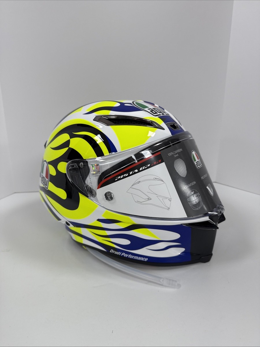 AGV Pista GP RR LE Soleluna 2023 Helmet Blue/White/Yellow/Black