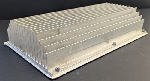 Big Aluminum Heatsink 13" x 7-1/2" x 2-3/4" 5lb 5oz W/ Seal & Mount Holes
