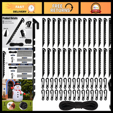 33 Pcs Inflatable Stakes Tethers Kit - Outdoor Decor Replacement Accessories