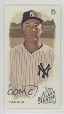 2019 Topps Allen & Ginter Mini Short Print Masahiro Tanaka #367 0x1