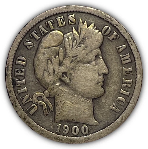 1900-O Barber Dime Silver Fine F Coin #26358