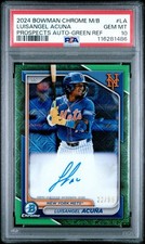 2024 BOWMAN MEGA BOX CHROME BOWMAN PROSPECT MEGA AUTOGRAPHS | LUIS ANGEL ACUNA