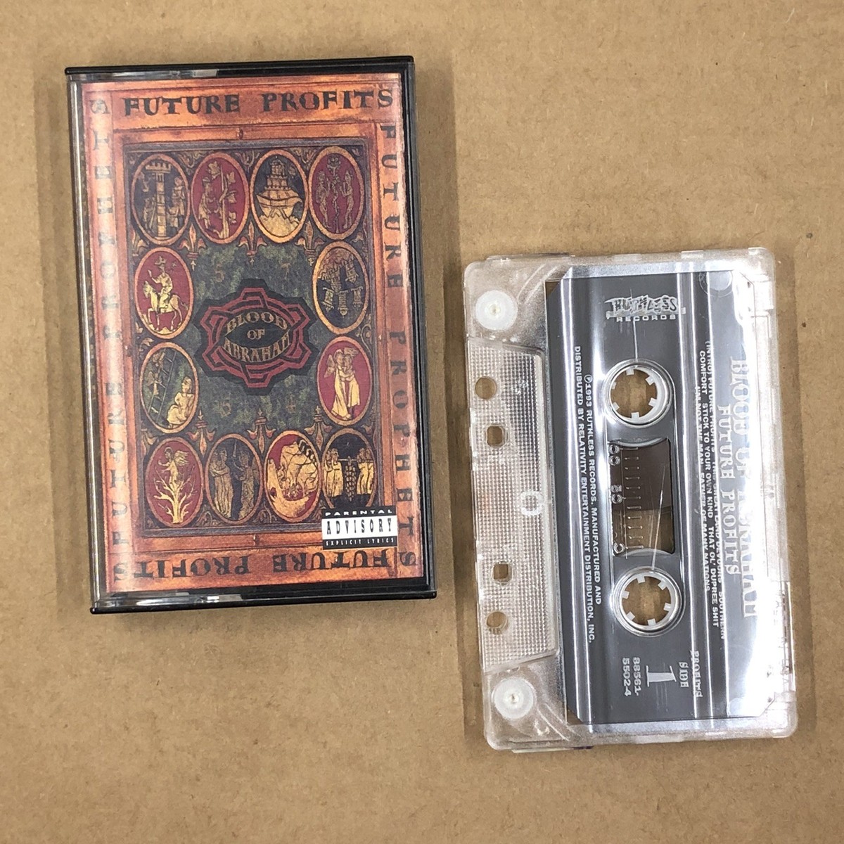 BLOOD OF ABRAHAM Cassette Tape 90s Rap Hip Hop FUTURE PROFITS