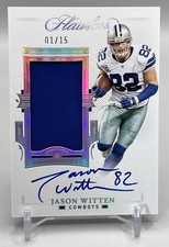 2022 Flawless Jason Witten Patch Autograph 01/15 Cowboys
