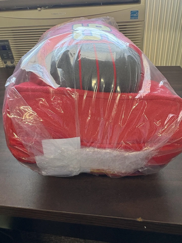 迪士尼皮克斯汽车闪电麦昆毛绒枕头填充玩具红色锈色 95 — 第 3/4 张图片