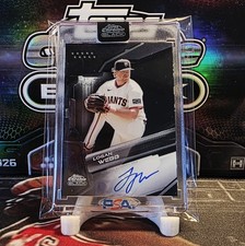 2026 Topps Chrome Black LOGAN WEBB Encased Auto #CBA-LW (AU) S.F Giants