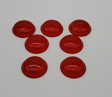 Lot Of 7 Do-ray 941c Red Replacement Lenses Vintage Truck Trailer Marker Light Lot Of 7 Do-ray 941c Red Replacement Lenses Vintage Truck Trailer Marker Light