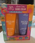 2pc Spa Luxury Brazilian Hand Cream Duo Brazilian Sol & Orchid 2 x 1.4 fl oz NIB — photo 1