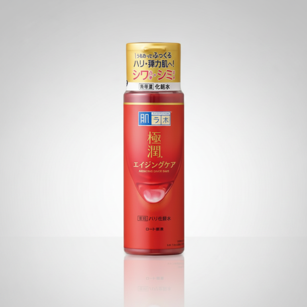 Rohto Hada Labo Gokujyun Alpha Anti-Ageing Medicated Lotion — 170ml Refill - Image 2
