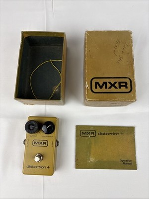 MXR Distortion Plus Vintage Effects Pedal 1981-1982 With Box and Manual