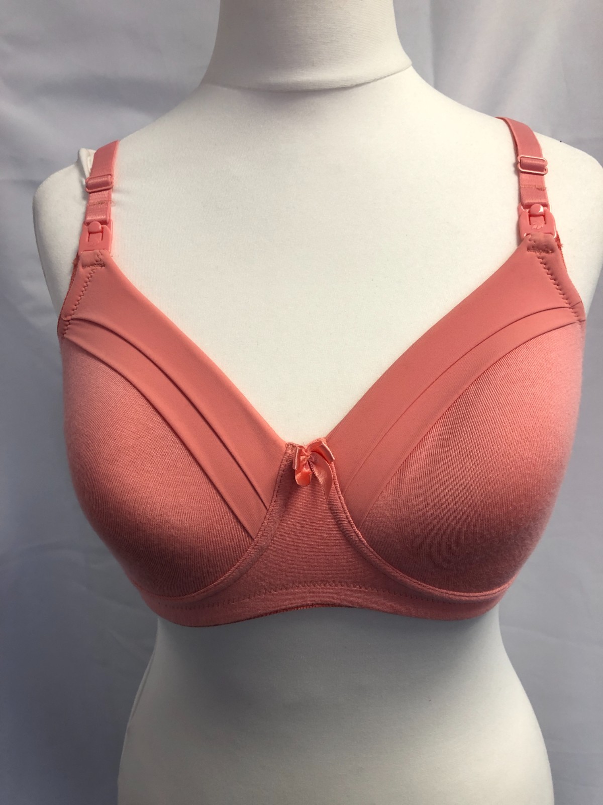 Bra 32C Royce Coral Masie Nursing Bra Non-Wired New With Tags