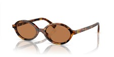 Miu Miu MU 04ZS 19P2Z1 Sunglasses 50mm Light Havana / Brown Lens