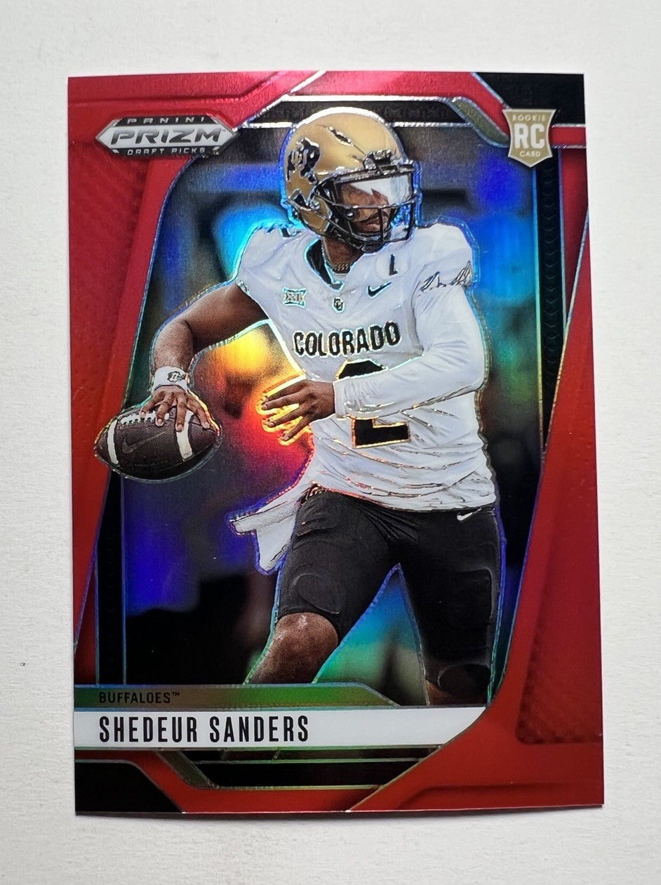2025 Panini Prizm Draft Picks /399 Shedeur Sanders RC RED PRIZM #19 Colorado