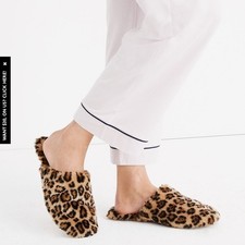 Madewell cheetah print slippers size 7