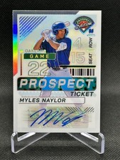 2024 Panini Prospect Edition - Myles Naylor #99 Holo Signatures (AU, RC)