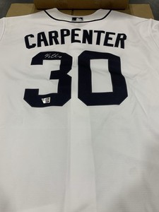 Kerry Carpenter Signed Detroit Tigers Authentic Nike Jersey XL Fanitics COA