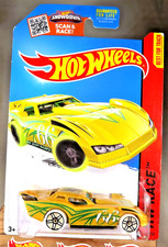 2015 Hot Wheels #167 HW Race-Night Storm MAXIMUM LEEWAY Gold w/Glow n Dark Wheel