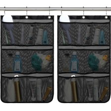 Mesh Shower Caddy Hanging, Quick-Drying Shower Organizer with 7 Pockets, Port...