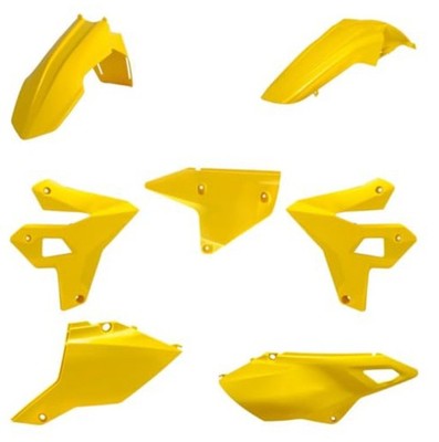 Polisport MX Plastic Restyling Kit for Suzuki DR-Z400 (00-24) Motocross, Yellow