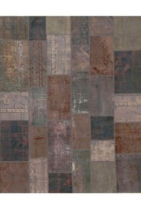 Vintage Turkish Overdyed Rug, 7'11 X 8'6 e21052