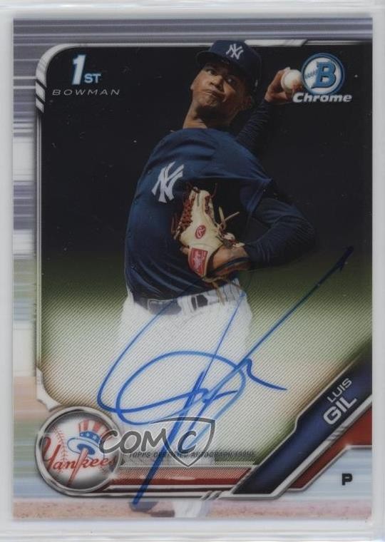 2019 Bowman Chrome Prospects Auto Luis Gil #CPA-LGI