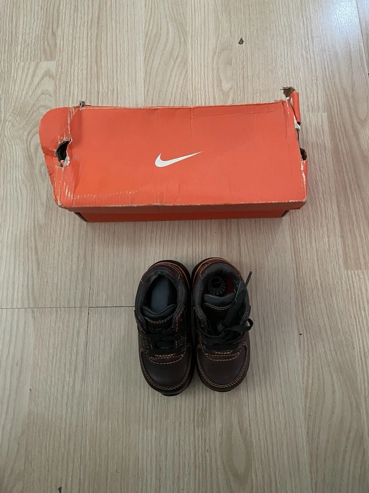 NIKE AIR MAX ACG Goadome Marrón/Naranja Talla 5.5C 311569-223 Foto 2 de 4