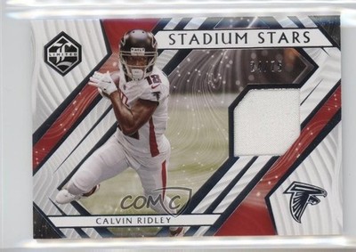 2021 Limited Stadium Star Swatches Spotlight Silver 24/75 Calvin Ridley 1w9