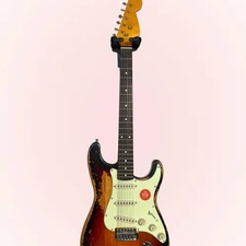 S-S-S Pickups Brown Electric Guitar Vintage ST Basswood Solid Body Maple Neck