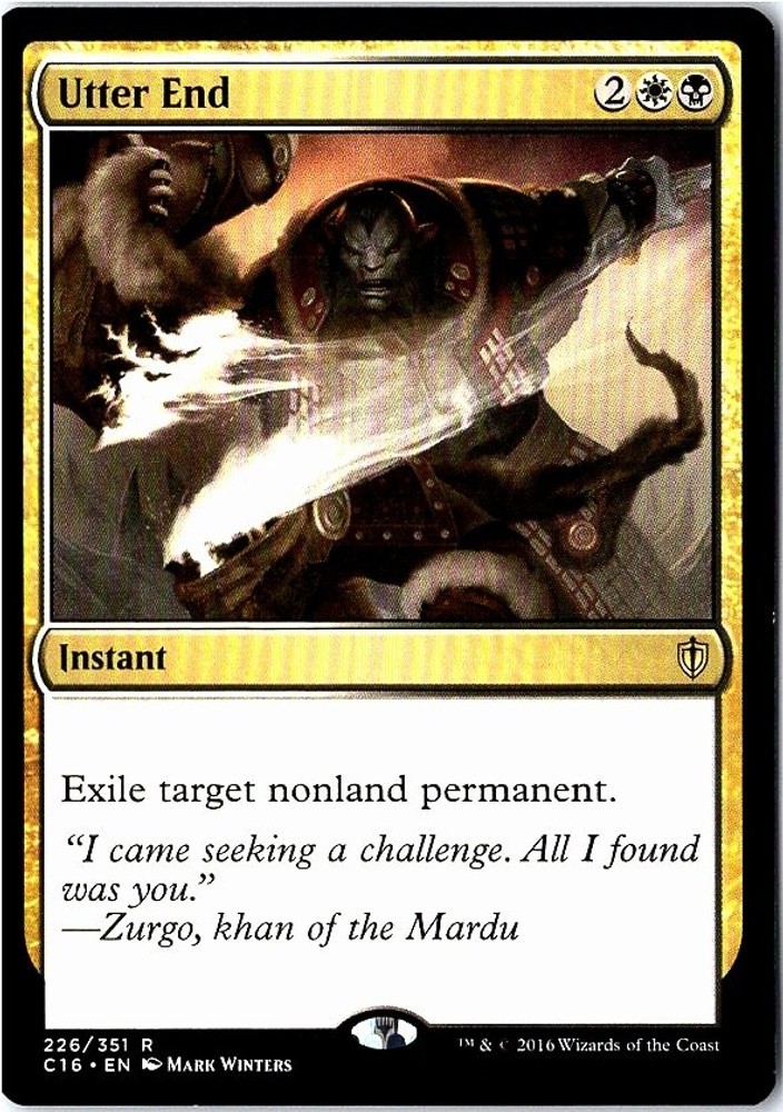 Utter End 226 Commander 2016 NM