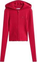 Tommy Jeans Damen Tjw Essential Zipper Hood Cardi Dw0Dw21673 Kapuzenpullover