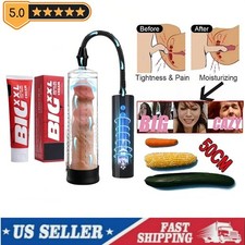 Vacuum Penis Pump for Male ED Enhancement Erectile Enlargement Penis Enlarger BG