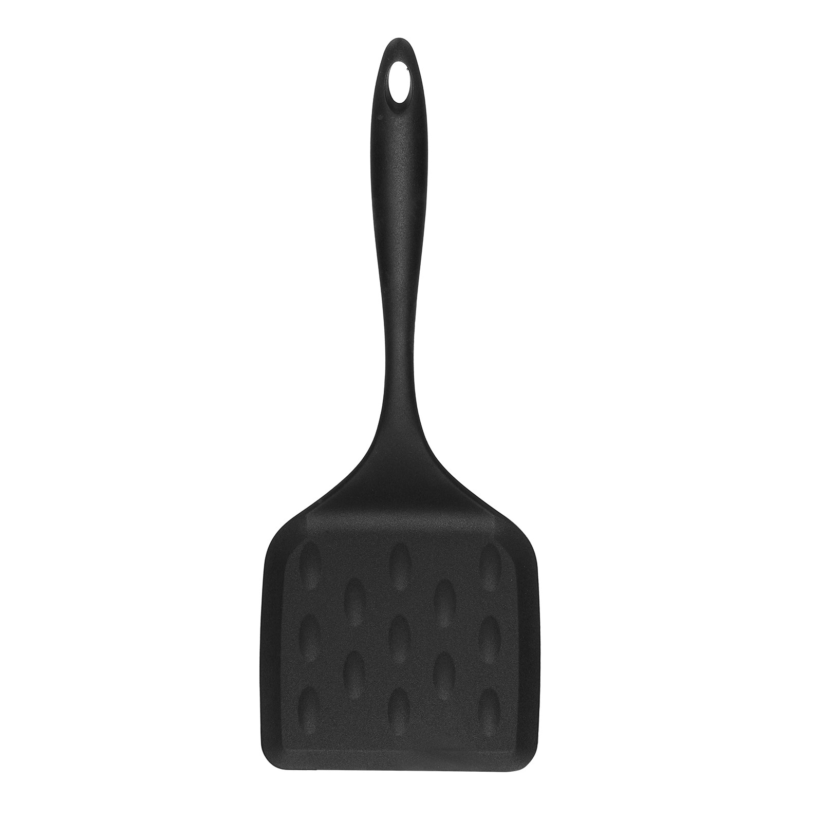 Silicone Tamagoyaki Spatula, Pancakes Nonstick Spatula, Large/Black